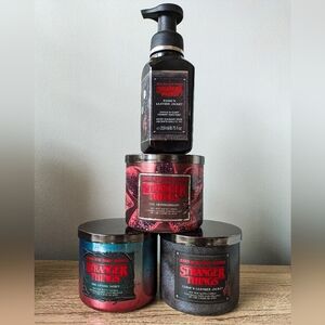 Stranger Things Themed Candles and Handsoap